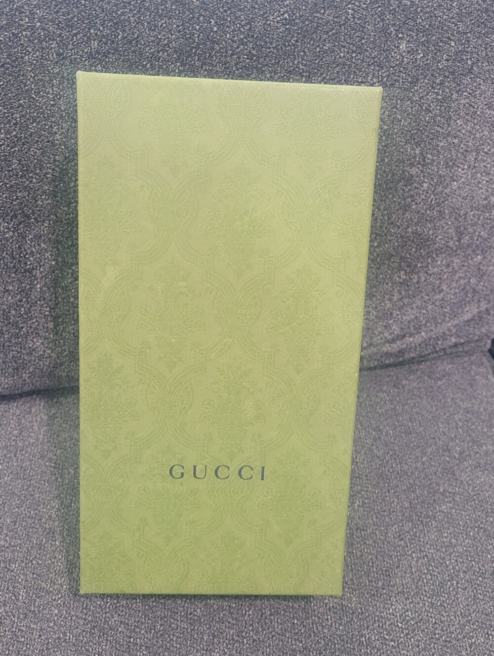 Gucci Shoe Gift Box Gift Box Empty Damask Print Celery